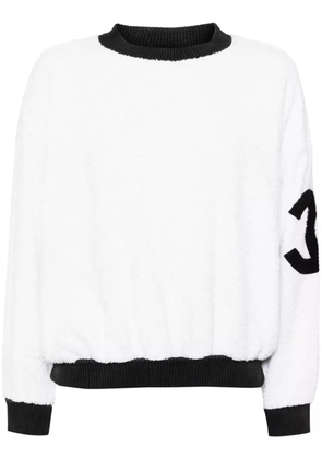 CHANEL Pre-Owned 1990-2000 CC terry-cloth sweatshirt - White