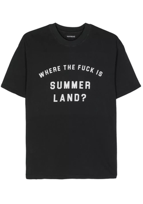 Nahmias slogan-print T-shirt - Grey