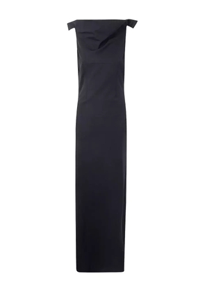 Jean Paul Gaultier cowl-neck belted dress - Black