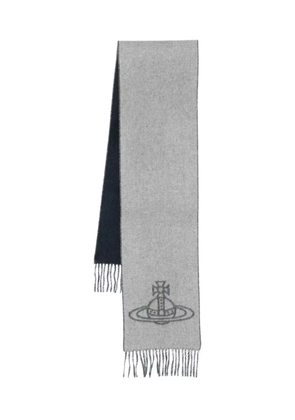 Vivienne Westwood Orb-embellished scarf - Grey