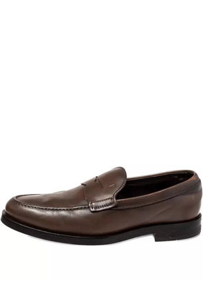 Tod's Vintage Pre-owned leather penny loafers - Brown