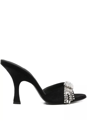 Magda Butrym crystal-embellished heeled sandals - Black