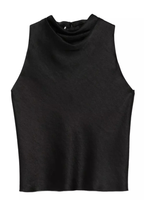 Vince cowl-neck sleeveless top - Black