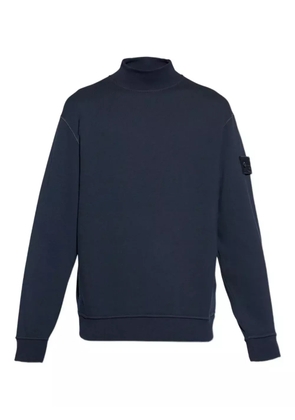 Stone Island mock-neck sweatshirt - Blue