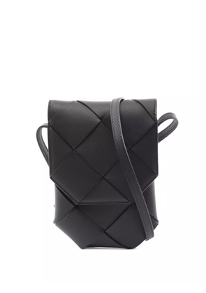 Bottega Veneta Pre-Owned 2020s Diago Maxi Intrecciato leather phone pouch - Black