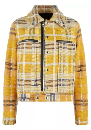 RTA Ivana check bomber jacket - Yellow