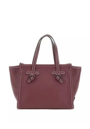 GIANNI CHIARINI Miss Marcella knotted mini tote bag - Red
