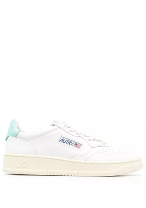 Autry logo-patch lace-up sneakers - White