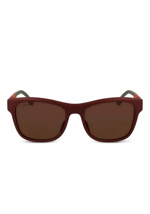 Lacoste square-frame sunglasses - Red