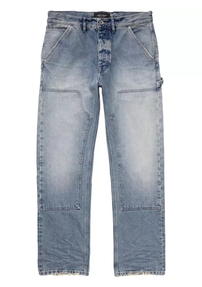 Purple Brand faded-effect low-rise jeans - Blue