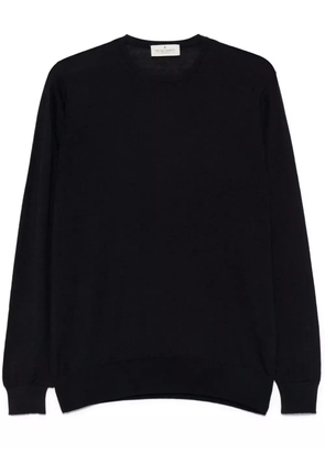 Bruno Manetti fine-knit sweater - Blue