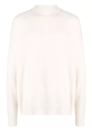 Jil Sander crew-neck cashmere jumper - Neutrals