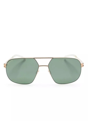 Mykita Angus pilot-frame sunglasses - Gold