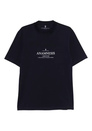 Brunello Cucinelli graphic-print T-shirt - Blue