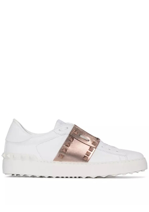 Valentino Garavani Rockstud Untitled leather sneakers - White