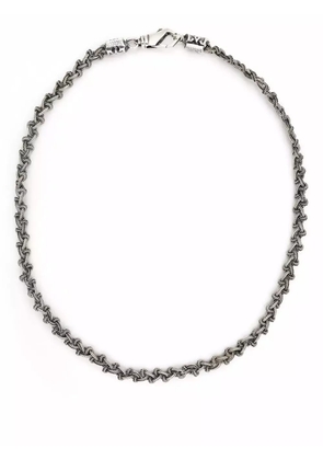 Emanuele Bicocchi braided knot necklace - Silver