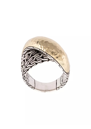 John Hardy Classic Chain overlapping ring - Silver