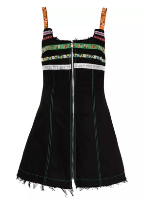 CORMIO Lindsey denim mini dress - Black