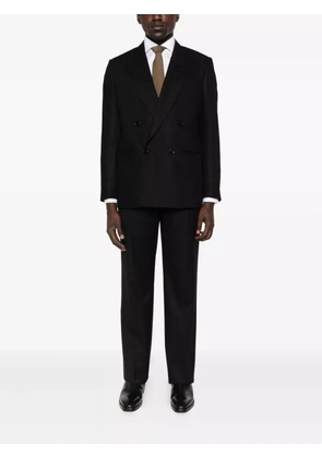 Lardini double-breasted blazer - Black