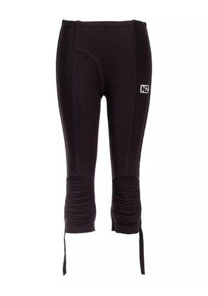 Natasha Zinko jersey drawstring shorts - Black