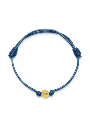 Nialaya Jewelry logo-engraved bracelet - Blue