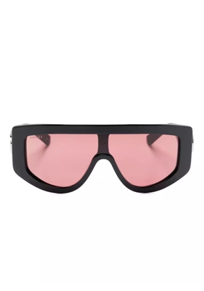 Gucci Eyewear Double G-plaque sunglasses - Black