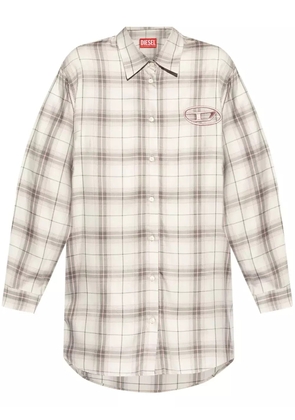 Diesel D-Dalis-Q1 shirt dress - Neutrals