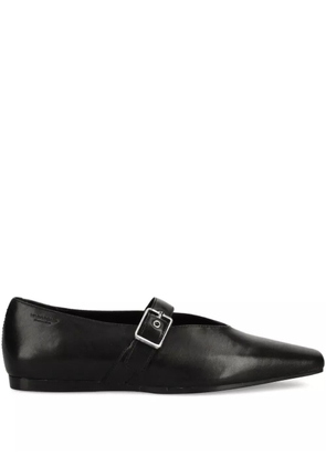 VAGABOND Wioletta buckle-strap pointed ballet flats - Black