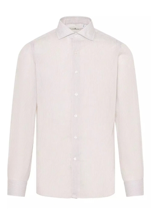 Finamore 1925 Napoli striped long-sleeve shirt - Pink