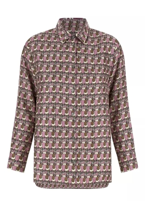 Max Mara geometric-print shirt - Pink