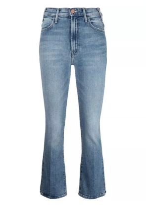MOTHER cropped high-rise jeans - Blue
