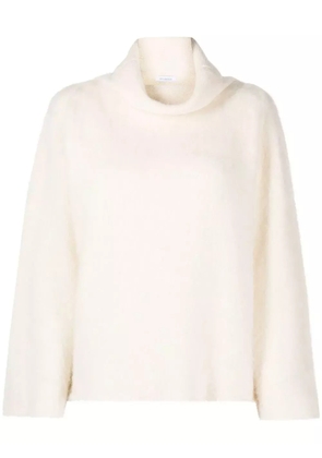 Malo alpaca-blend turtleneck sweater - White