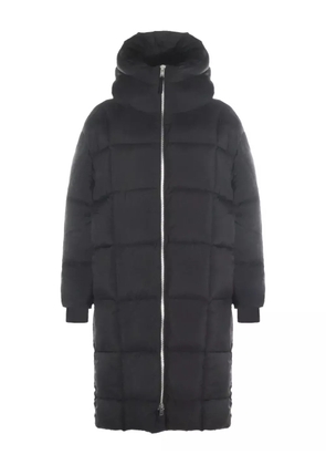 Thom Krom hooded zip-up coat - Black