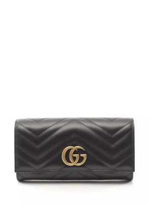 Gucci Pre-Owned 2020s GG Marmont wallet - Black