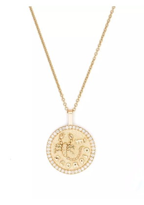 Anita Ko 18kt yellow gold Scorpio diamond necklace