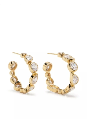Completedworks crystal-embellished hoop earrings - Gold