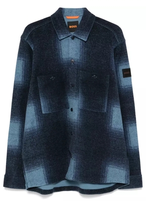 BOSS plaid shirt - Blue