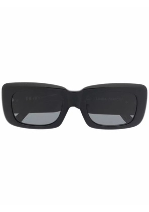 Linda Farrow x The Attico Marfa square-frame sunglasses - Black