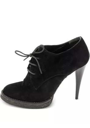 Balenciaga Pre-Owned lace-up booties - Black