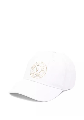 Versace Jeans Couture logo-plaque baseball cap - White