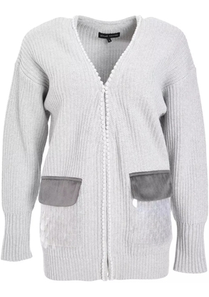 Izaak Azanei cotton cardigan - Grey