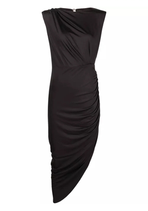 Veronica Beard Merrith draped midi dress - Black