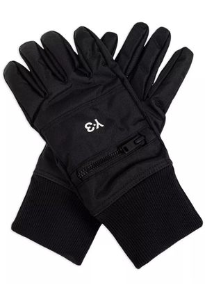 Y-3 pocket-detailing gloves - Black