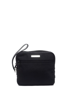 Gucci Pre-Owned 1990-2000s logo-plaque nylon bag - Black