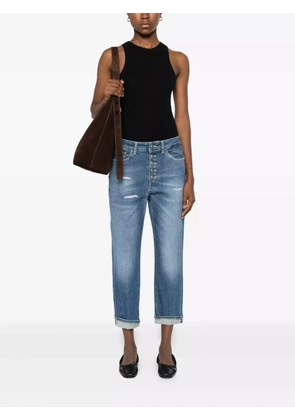 DONDUP buttoned distressed denim - Blue