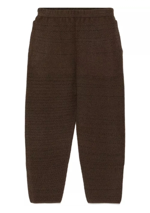 Homme Plissé Issey Miyake Rustic trousers - Brown