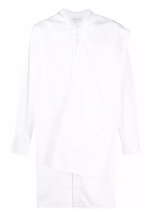 Yohji Yamamoto long-sleeve button-fastening shirt - White