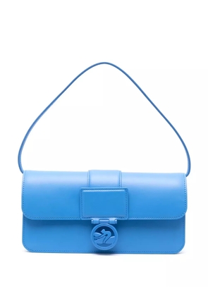 Longchamp medium Box-Trot leather shoulder bag - Blue