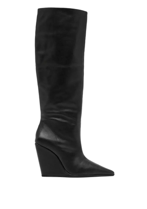 Senso Hendrick I 100mm wedge boots - Black
