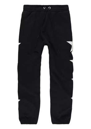 Palm Angels star-patch cotton track pants - Black
